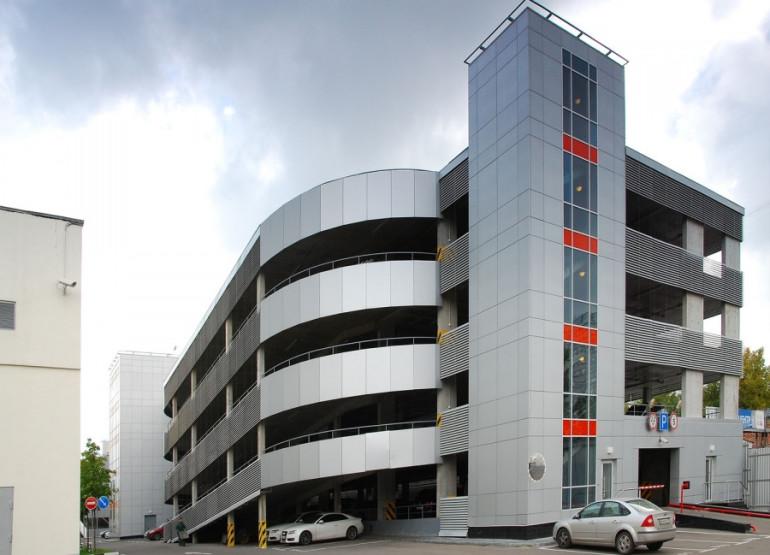 Кругозор, строение 1: Вид паркинга